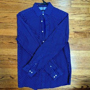 Blue Geo Print Tommy Hilfiger Shirt